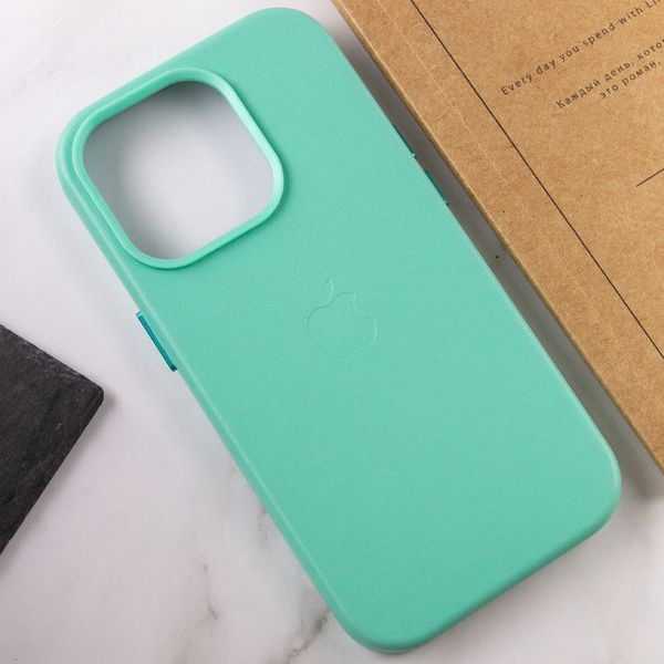 Шкіряний чохол Leather Case (AA Plus) with MagSafe для Apple iPhone 14 Pro (6.1") 57475 фото