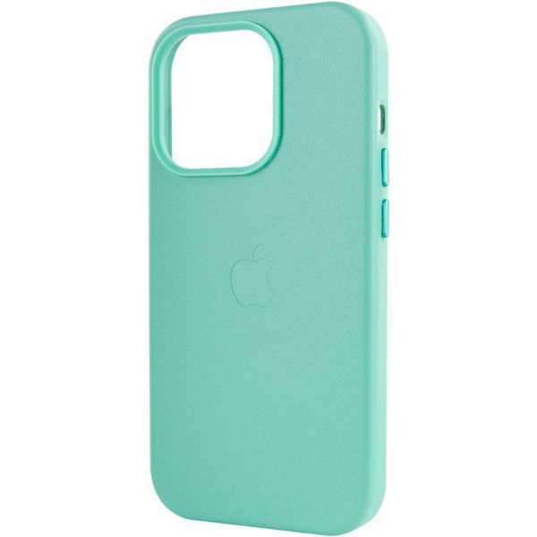 Шкіряний чохол Leather Case (AA Plus) with MagSafe для Apple iPhone 14 Pro (6.1") 57475 фото