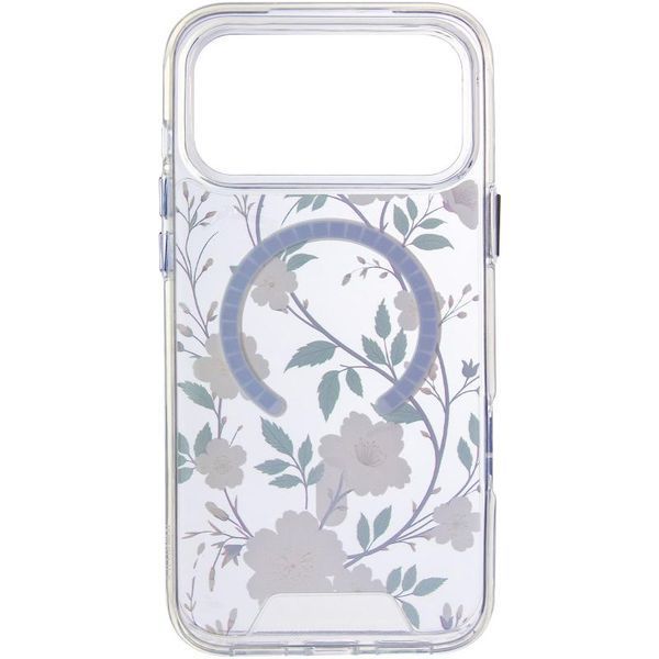 TPU+PC чохол Clear Garden with MagSafe для Apple iPhone 17 Pro Max (6.9") 80899 фото