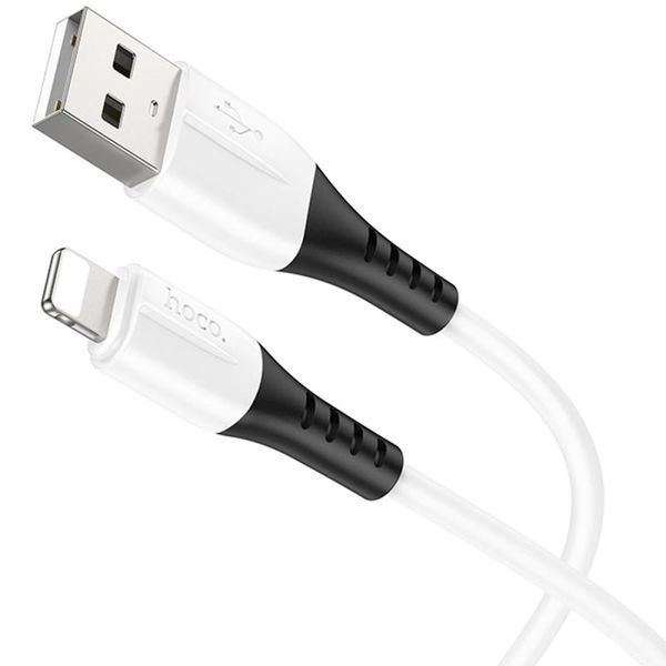 Дата кабель Hoco X82 Silicone USB to Lightning 2.4A (1m) 79858 фото