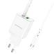 МЗП Borofone BN7 PD20W+QC3.0 (1USB-A/1C) + кабель Type-C to Type-C 75035 фото 5