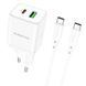 МЗП Borofone BN7 PD20W+QC3.0 (1USB-A/1C) + кабель Type-C to Type-C 75035 фото 1