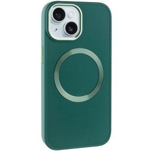 TPU чохол Bonbon Metal Style with MagSafe для Apple iPhone 15 (6.1") 69524 фото
