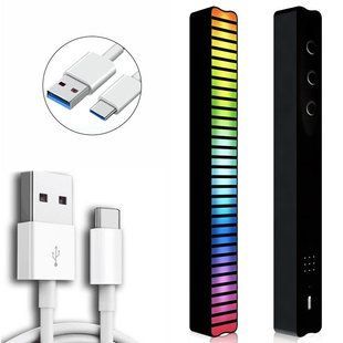 Настільна LED лампа RGB 5V Single Panel Bluetooth USB interface with app 69970 фото