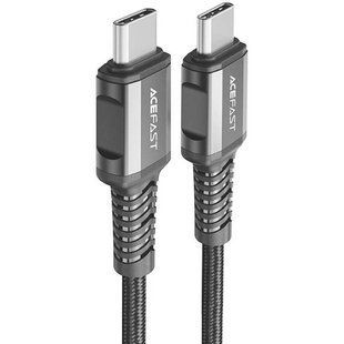Дата кабель Acefast C1-09 USB-C to USB-C PD240W 40Gbps USB 4 aluminum alloy (1m) 66773 фото