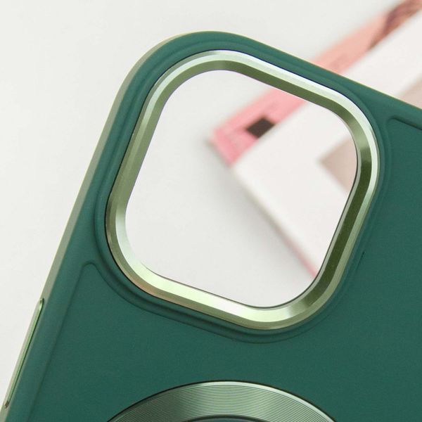 TPU чохол Bonbon Metal Style with MagSafe для Apple iPhone 15 (6.1") 69524 фото