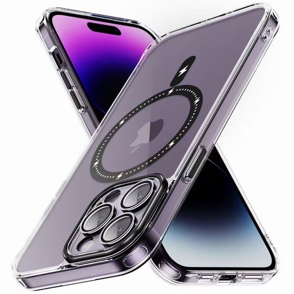 Чохол TPU+PC Colorful with MagSafe для Apple iPhone 14 Pro (6.1") 65147 фото