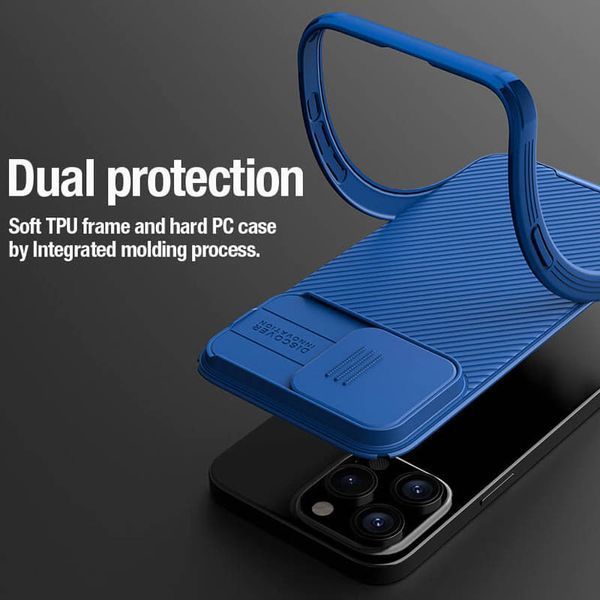 Карбонова накладка Nillkin CamShield Pro Magnetic для Apple iPhone 15 Pro (6.1") 66040 фото