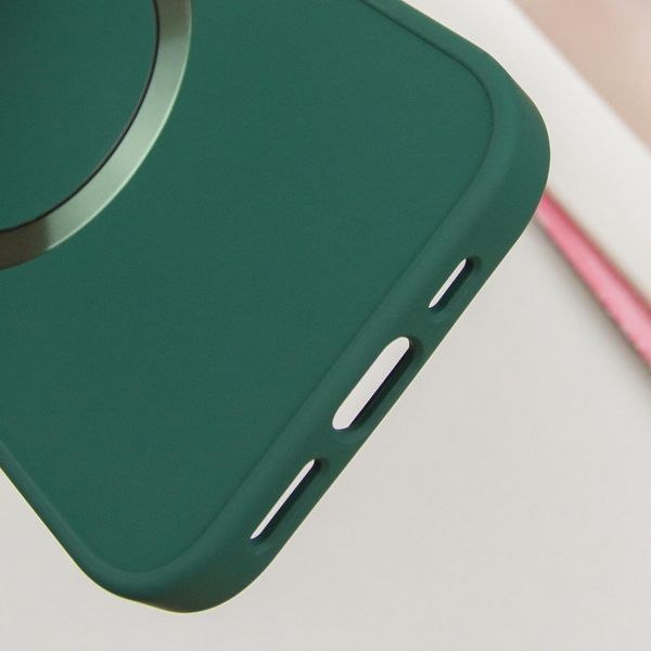 TPU чохол Bonbon Metal Style with MagSafe для Apple iPhone 15 (6.1") 69524 фото