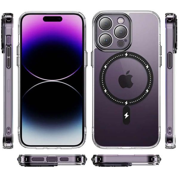Чохол TPU+PC Colorful with MagSafe для Apple iPhone 14 Pro (6.1") 65147 фото
