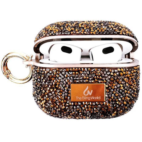 TPU чохол Bling World Rock Diamond для навушників AirPods Pro / Airpods Pro 2 57527 фото