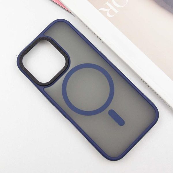 TPU+PC чохол Metal Buttons with MagSafe для Apple iPhone 16 Pro Max (6.9") 73093 фото