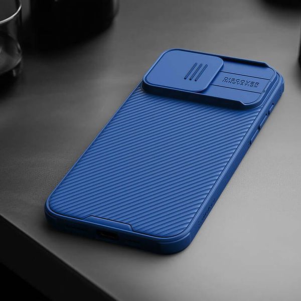 Карбонова накладка Nillkin CamShield Pro Magnetic для Apple iPhone 15 Pro (6.1") 66040 фото