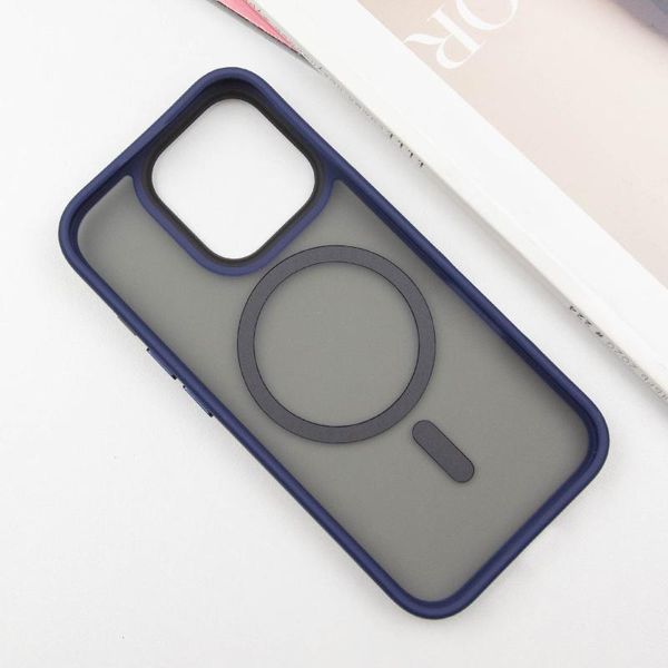 TPU+PC чохол Metal Buttons with MagSafe для Apple iPhone 16 Pro Max (6.9") 73093 фото