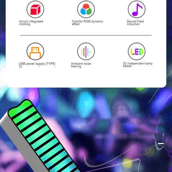 Настільна LED лампа RGB 5V Single Panel Bluetooth USB interface with app 69970 фото