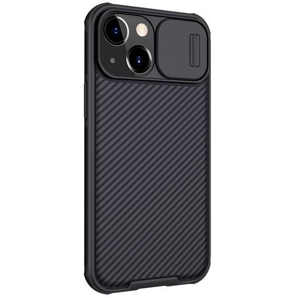 Карбонова накладка Nillkin CamShield Pro Magnetic для Apple iPhone 14/13 (6.1") 52078 фото