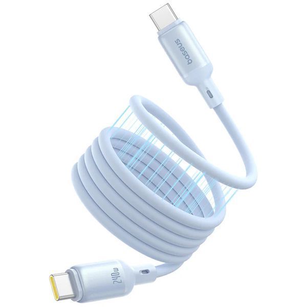 Дата кабель Baseus PicoGo Magnetic Liquid Silicone Type-C to Type-C 240W (1m) (P10376800) 76491 фото