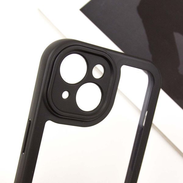 TPU чохол Transparent + Colour 1,5mm для Apple iPhone 14 (6.1") 70569 фото
