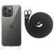 Чохол TPU Transparent with Straps для Apple iPhone 12 Pro Max (6.7") 72061 фото 1
