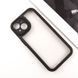 TPU чохол Transparent + Colour 1,5mm для Apple iPhone 14 (6.1") 70569 фото 2