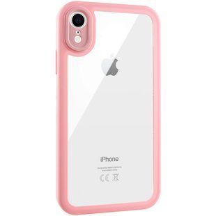 TPU чохол Transparent + Colour 1,5mm для Apple iPhone XR (6.1") 70559 фото