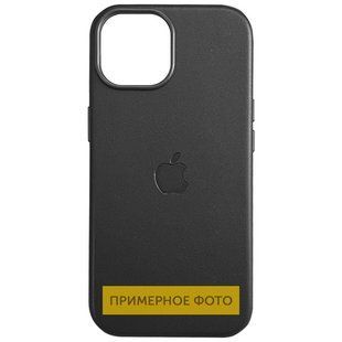 Шкіряний чохол Leather Case (AAA) with MagSafe and Animation для Apple iPhone 16 (6.1") 78493 фото
