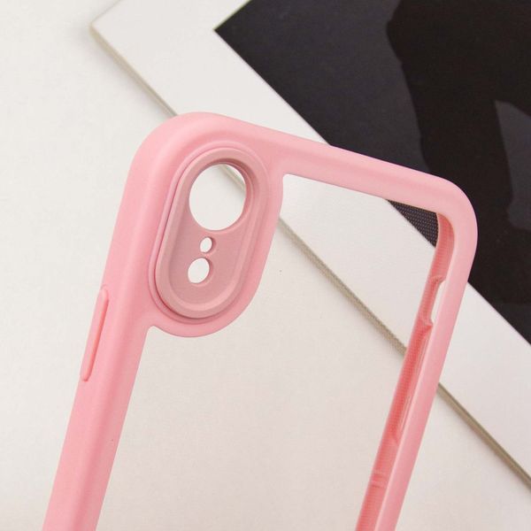 TPU чохол Transparent + Colour 1,5mm для Apple iPhone XR (6.1") 70559 фото