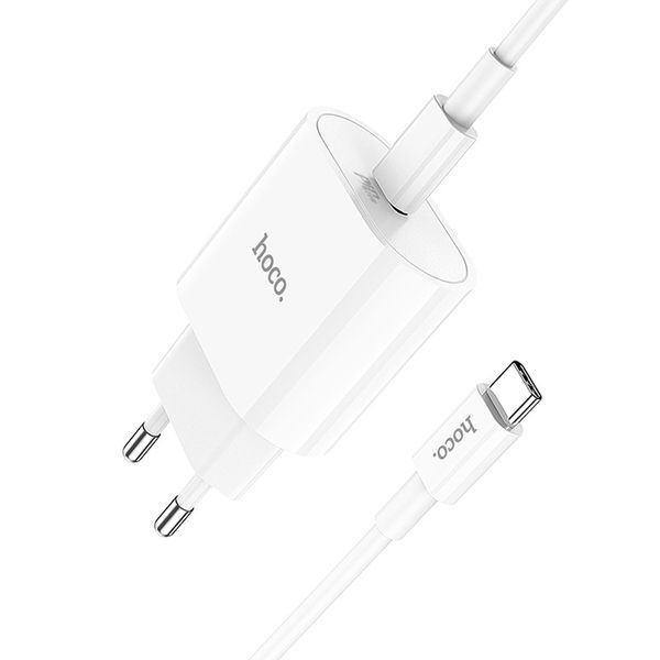 МЗП Hoco C94A Metro PD20W (1USB-C) + кабель Type-C to Type-C 71185 фото