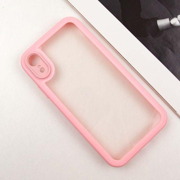 TPU чохол Transparent + Colour 1,5mm для Apple iPhone XR (6.1") 70559 фото