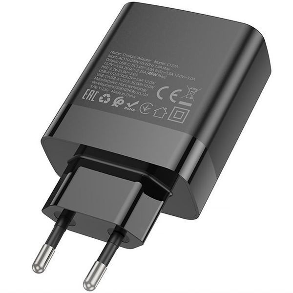 МЗП Hoco C127A Intelligent PD45W (3USB-A/1C) 79027 фото