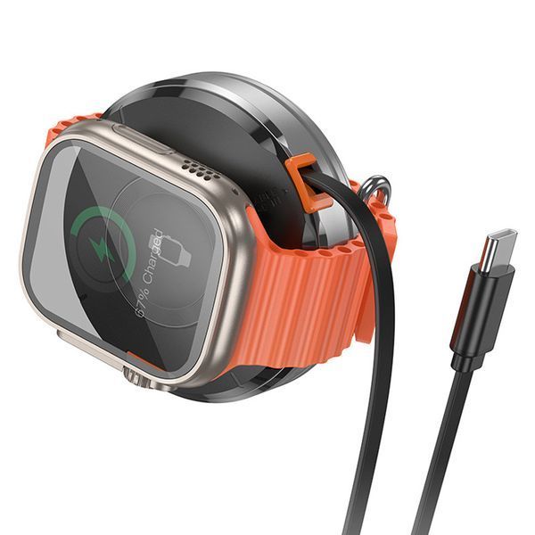 БЗП Hoco CQ18 Flash 2in1 Magnetic + iWatch (with retractable cable Type-C) 78731 фото