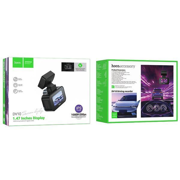 Відеореєстратор Hoco DV10 Mini Screen Dashcam 75221 фото