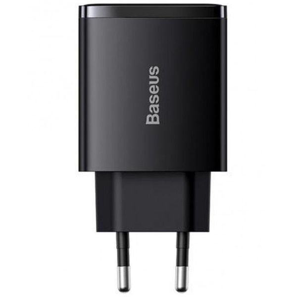 МЗП Baseus Compact Quick Charger 30W QC+PD (2USB-A/1C) (CCXJ-E) 53139 фото