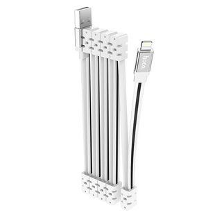 Дата кабель Hoco U103 Magnetic Absorption USB to Lightning (1m) 67282 фото
