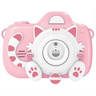 Фотокамера-генератор мильних бульбашок 1001 Kitty Children's camera 79523 фото