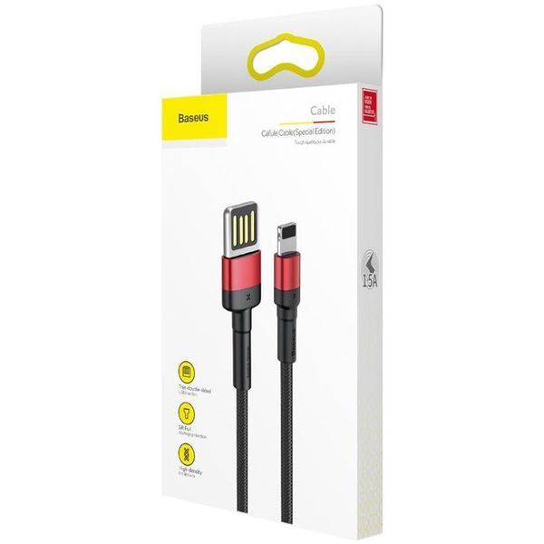 Дата кабель Baseus Cafule Lightning Cable Special Edition 2.4A (1m) (CALKLF-G) 31842 фото