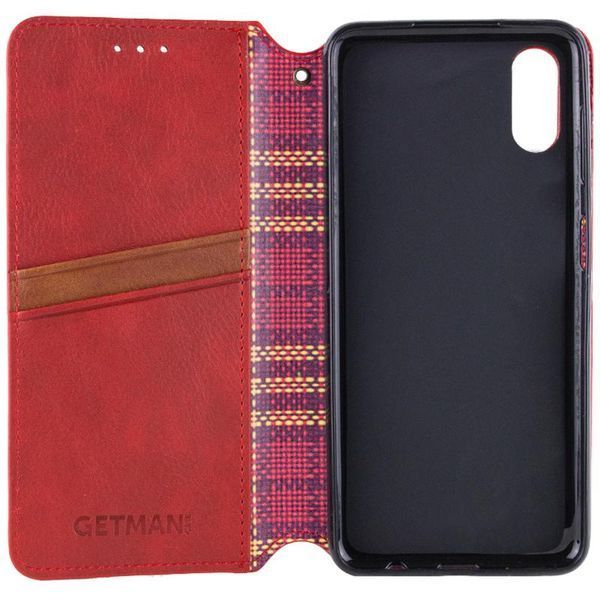 Шкіряний чохол-книжка GETMAN Cubic (PU) для Apple iPhone X / XS (5.8") 80838 фото