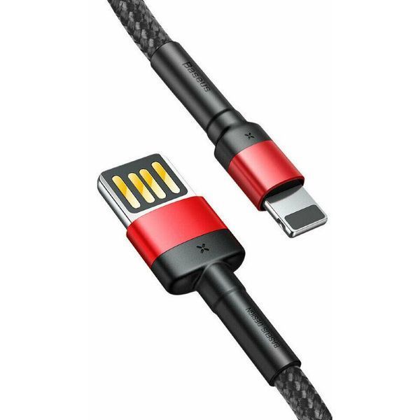 Дата кабель Baseus Cafule Lightning Cable Special Edition 2.4A (1m) (CALKLF-G) 31842 фото