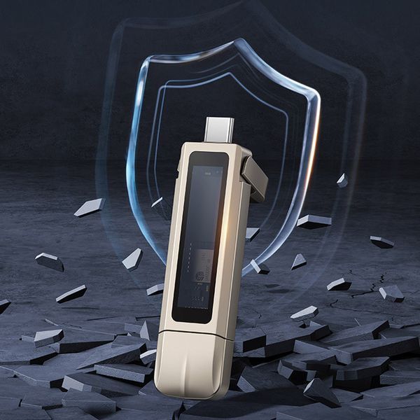 Флеш-накопичувач Usams US-ZB276 2in1 USB 3.2 + Type-C GEN1 Dual Ports Aluminum Alloy 5G &ndash; 512GB 78354 фото