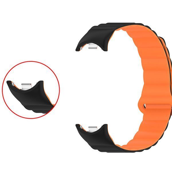 Ремінець Dual-color Magnetic для Xiaomi Mi Band 9/8/10 77059 фото