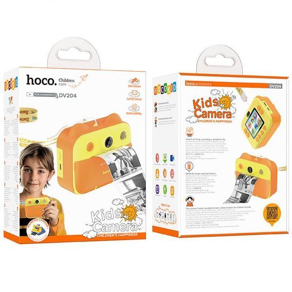 Дитяча фотокамера з моментальним друком Hoco DV204 Dual-camera 79651 фото