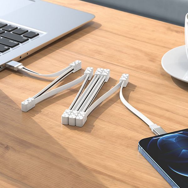 Дата кабель Hoco U103 Magnetic Absorption USB to Lightning (1m) 67282 фото