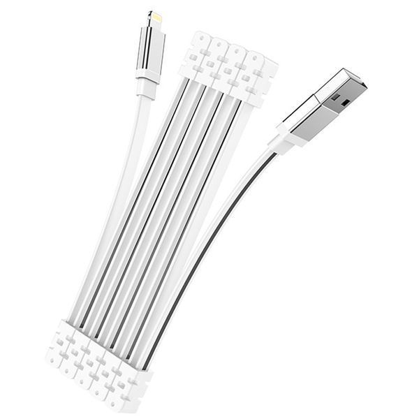 Дата кабель Hoco U103 Magnetic Absorption USB to Lightning (1m) 67282 фото