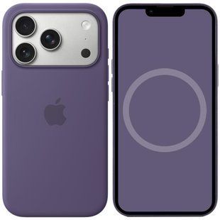 Чохол Silicone case (AAA) with Magsafe and Animation для Apple iPhone 17 Pro (6.3") 81569 фото