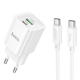 МЗП Hoco C149A Charm PD30W+QC3.0 (1USB-A/1C) + кабель Type-C to Type-C 77155 фото