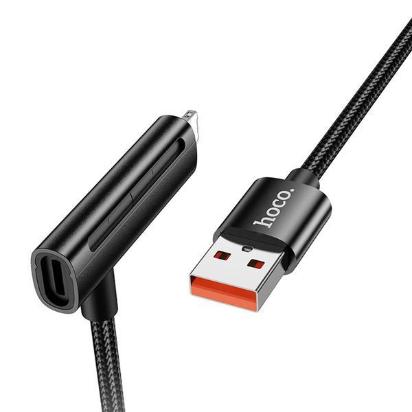Дата кабель Hoco U135 Incredible 2in1 USB to Lightning/Type-C (1m) 74172 фото