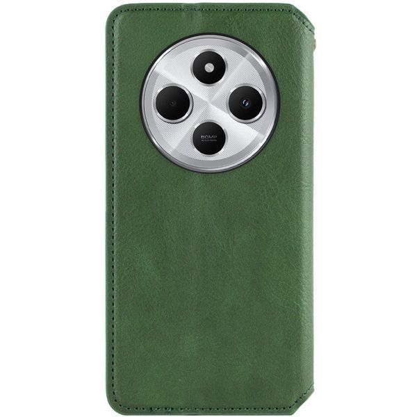 Шкіряний чохол-книжка GETMAN Cubic (PU) для Xiaomi Redmi 14C / Poco C75 74490 фото