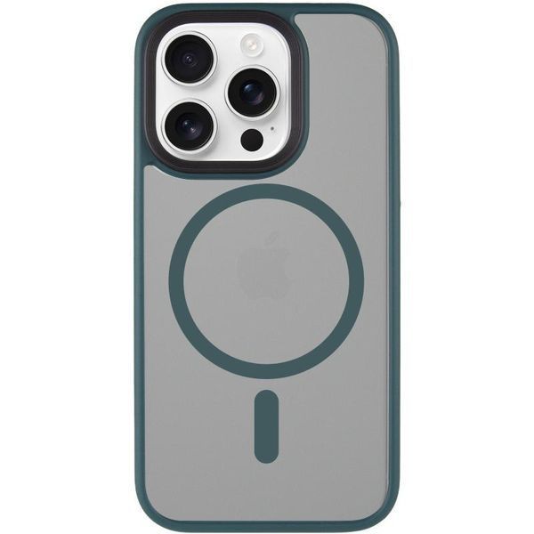 TPU+PC чохол Metal Buttons with MagSafe для Apple iPhone 15 Pro (6.1") 65611 фото
