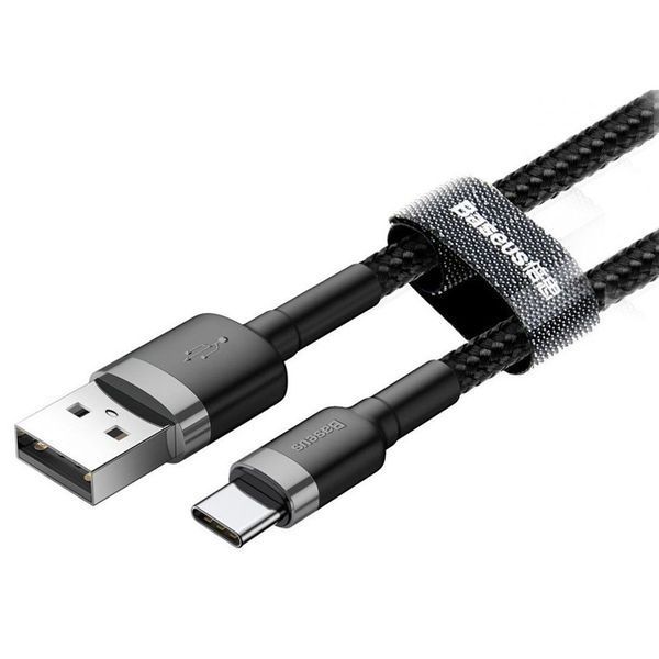 Дата кабель Baseus Cafule Type-C Cable 3A (1m) (CATKLF-B) 31871 фото