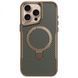 TPU+PC чохол Metal Buttons with MagSafe Carbon Ring для Apple iPhone 16 Pro (6.3") 73488 фото 1